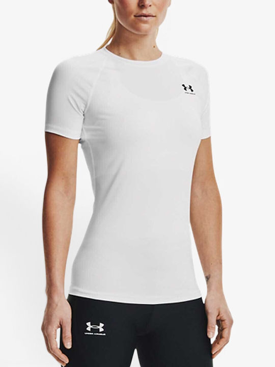 Under Armour Heatgear Дамска Термоизолационна Тениска Compression Бяла