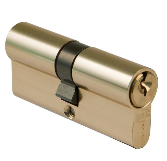 Цилиндър за ключалка 60mm (30-30) с 3 ключа златист