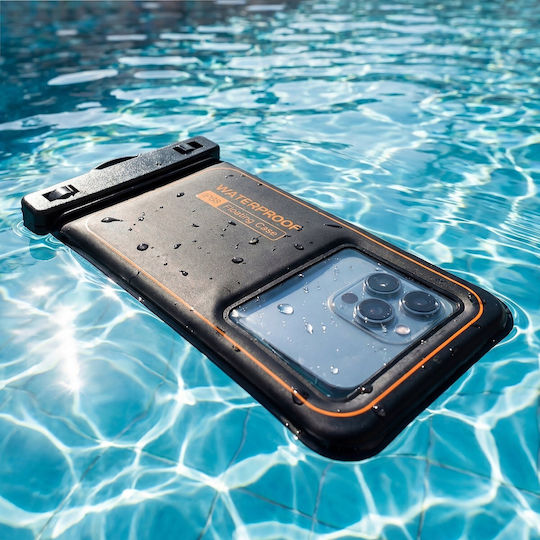 TelForceOne Αδιάβροχη Θήκη έως 6.9" Μαύρο