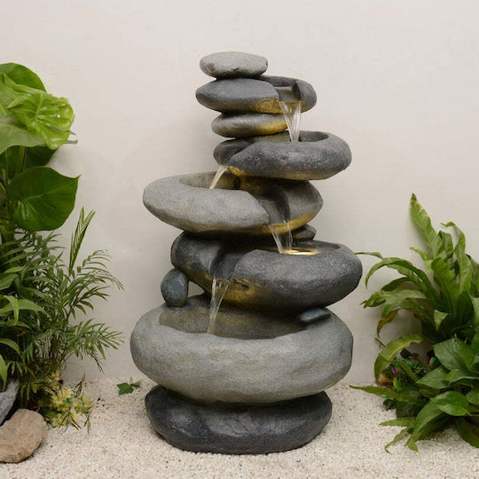 Wasserfall mit LED Licht 54cm