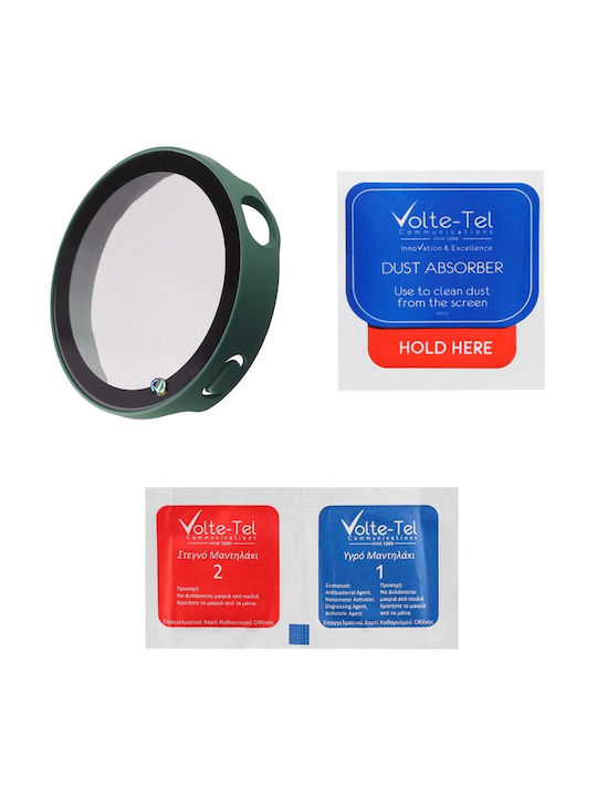 Volte-Tel Plastic Case with Tempered Glass in Green Colour for Huawei Watch GT 6