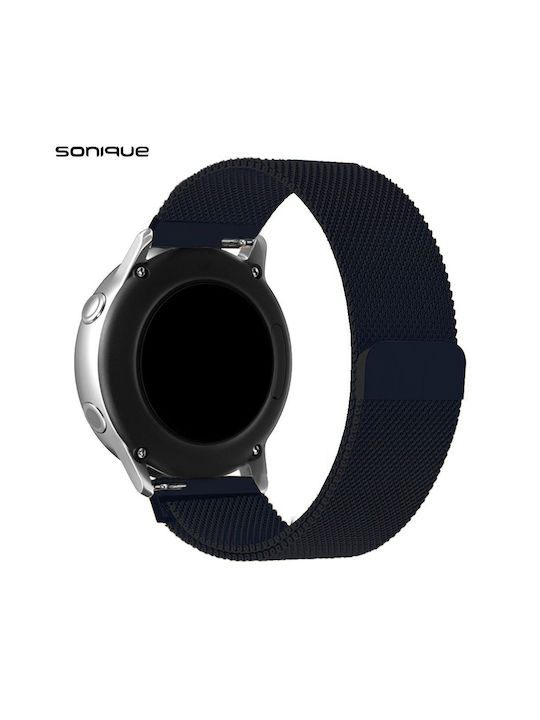 Sonique Λουράκι Navy Μπλε (Galaxy Watch 3 45mmMi WatchHuawei Watch GT 2eAmazfit Stratos)