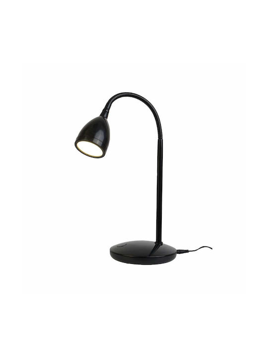 Lightex LED Настолна Лампа за Бюро в Черен Цвят