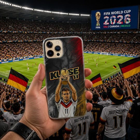 Калъф World Stars Collection Miroslav Klose Nokia G22 Черен TPU Силикон