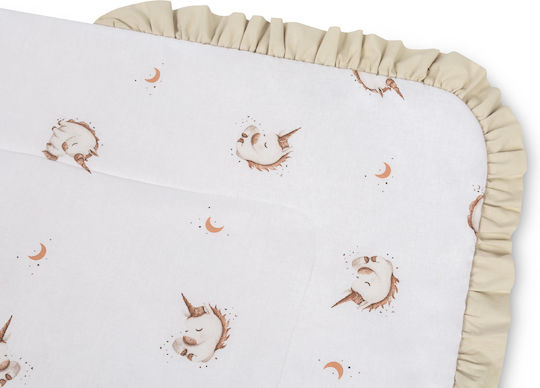 Sensillo Nursery Swaddling Cotton Beige Blanket 75x75cm