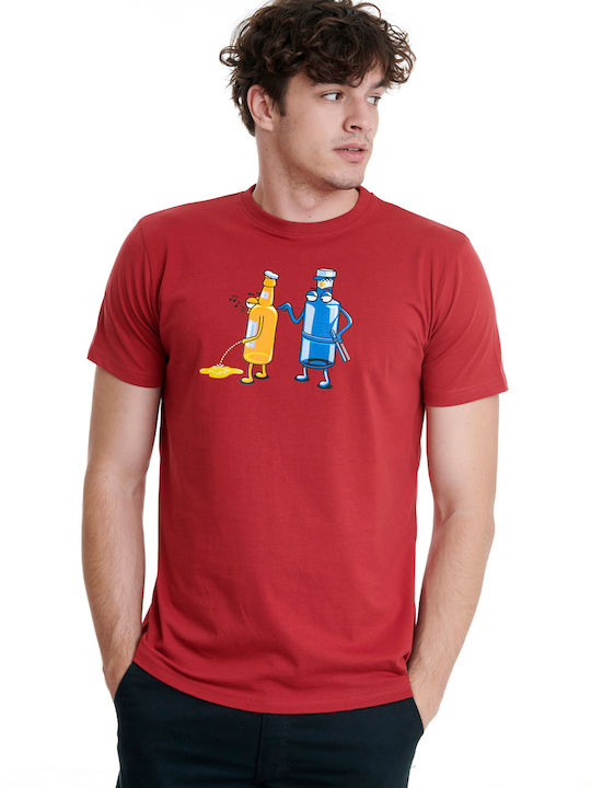Aguafiestas Kukuxumusu Herren T-shirt Rote