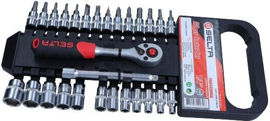 Selta Sockets with 1/4" Frame Host Set 27 Pieces