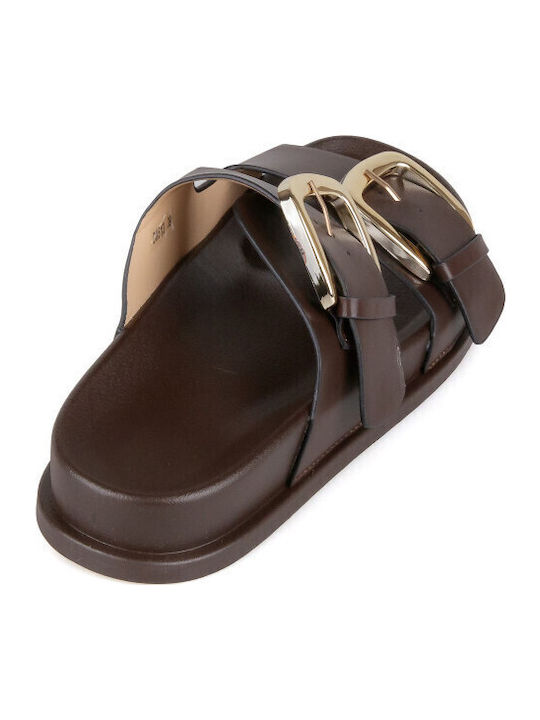 Sandale Casual Damă Anatomici Flatforme Maro