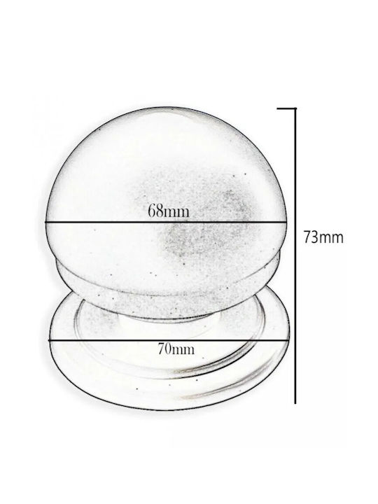Import Hellas Front Door Knob Silver
