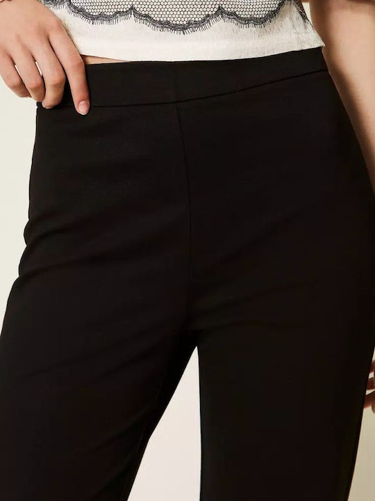 Women's Fabric Trousers Black