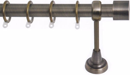 Import Hellas Μεταλλικό Κουρτινόξυλο Tapa Φ25mm Import Hellas Μεταλλικό Κουρτινόξυλο Tapa Φ25mm