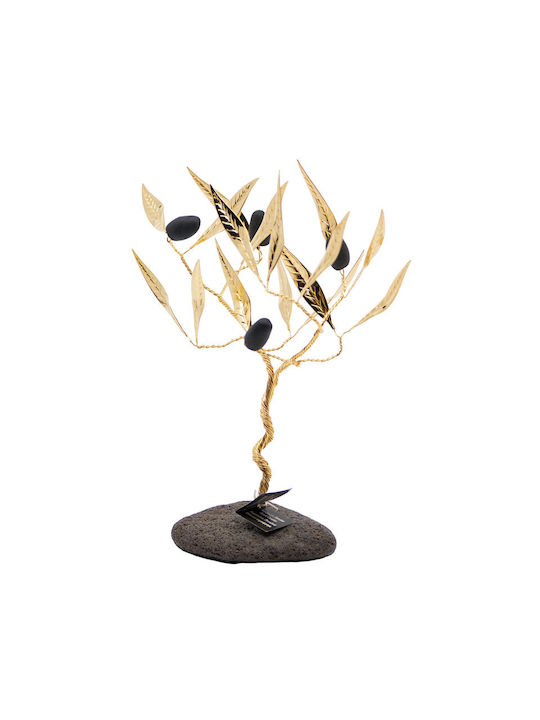Alexandros Handmade Tabletop Decor Olive Gold 4 Pieces 19x19