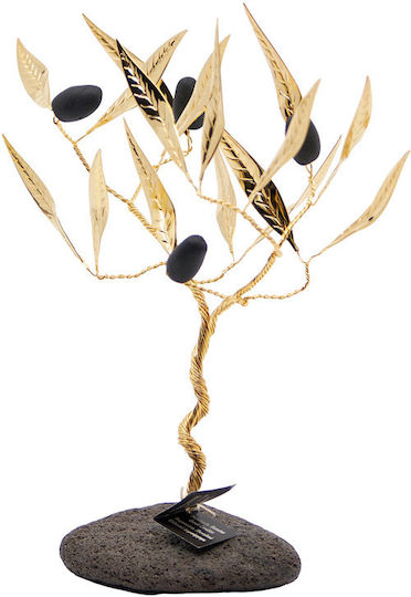Alexandros Handmade Tabletop Decor Olive Gold 4 Pieces 19x19