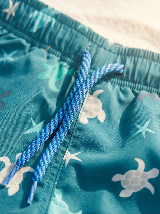 Crool Kids Swimwear Swim Shorts Light Blue