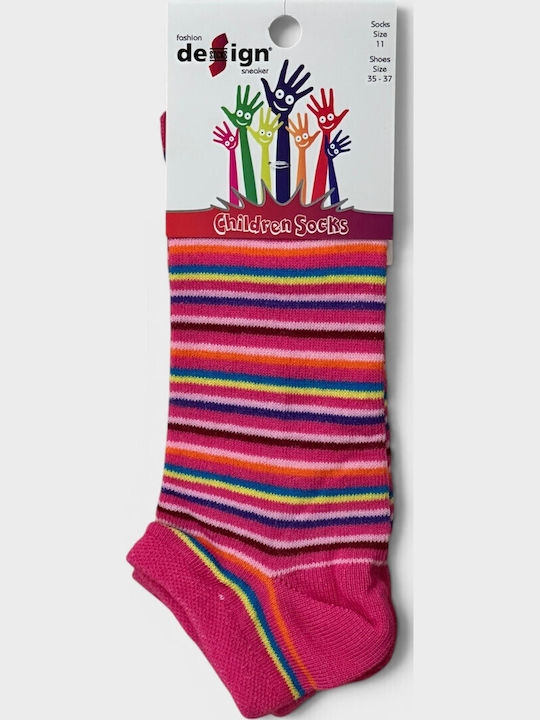 Design Socks Αθλητικά Παιδικά Σοσόνια Πολύχρωμα 6 Ζευγάρια