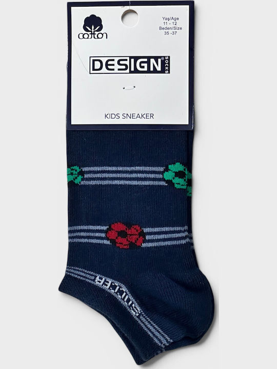 Design Socks Αθλητικά Παιδικά Σοσόνια Πολύχρωμα 6 Ζευγάρια