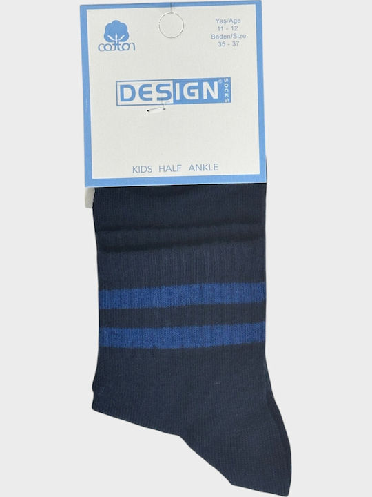 Design Socks Παιδικές Κάλτσες Αθλητικές Πολύχρωμες 6 Ζευγάρια