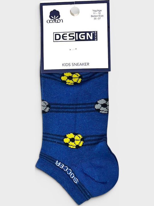 Design Socks Αθλητικά Παιδικά Σοσόνια Πολύχρωμα 6 Ζευγάρια