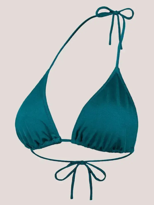 Bikini Triangle A Cup With Padding Petrol Blue