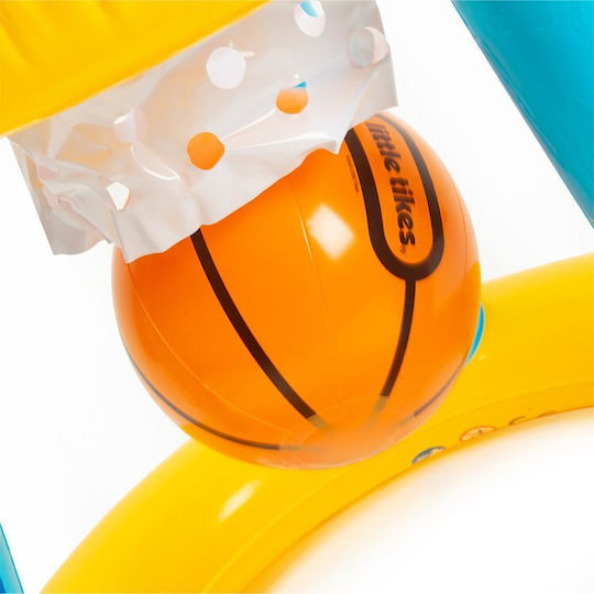 Little Tikes Φουσκωτό Πλωτό Στεφάνι Μπασκέτας Μπάλα