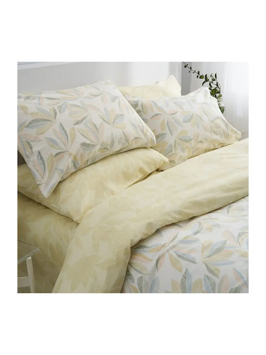 Vesta Home Cuvertură Pat Single Bumbac Galben 160x270cm