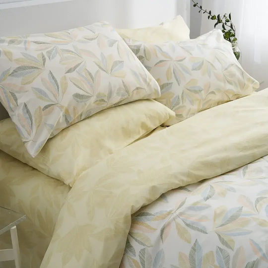 Vesta Home Κουβερλί Υπέρδιπλο Κίτρινο 230x270cm