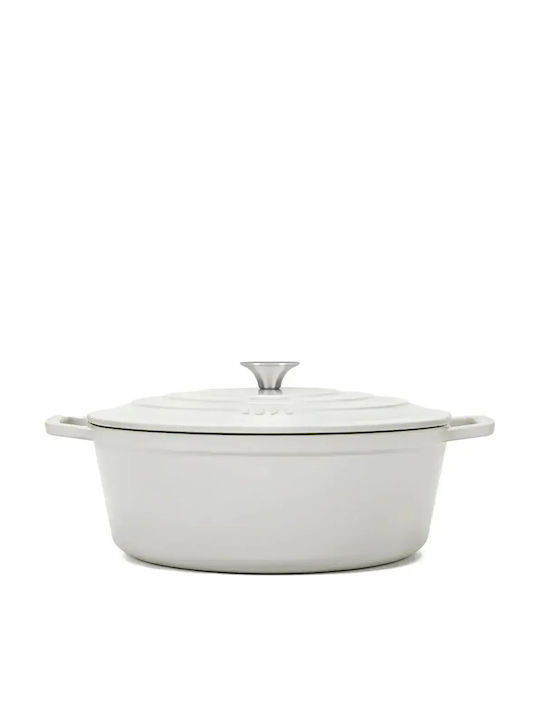 HKoenig Oval Gusseisen Niederländische Ofen 7.7lt
