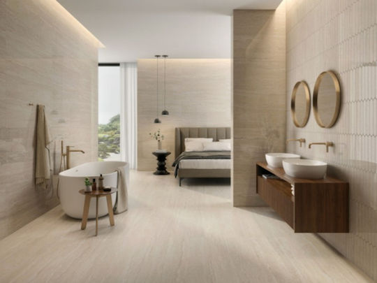 Floor / Wall Interior Porcelain Matte Tile 120x60cm Beige