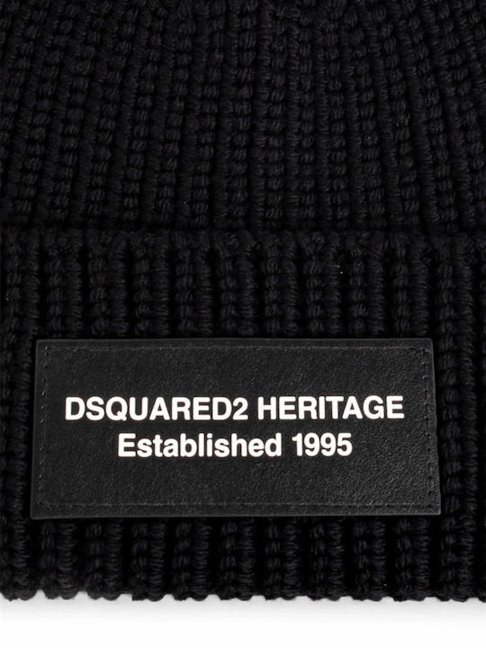 Beanie Γυναικείος Σκούφος Πλεκτός σε Μαύρο χρώμα