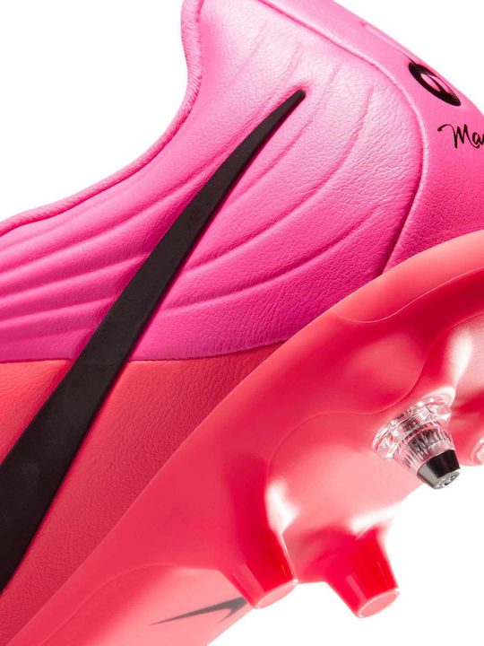 Nike Tiempo Maestro Academy SG Football Shoes with Pink Cleats