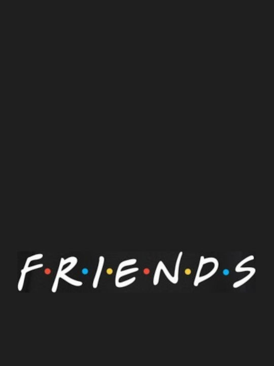 Oversized T-shirt Friends Pop Culture Schwarz