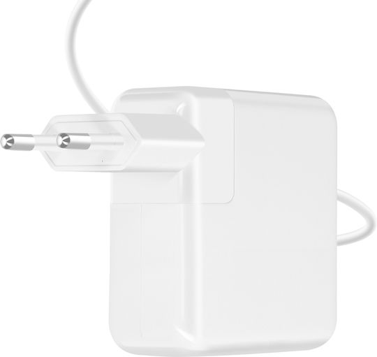 Max Excell Încărcător Sector 60w 13" Macbook Pro Magsafe 2 Magnetic Led Clip Cablu Alb