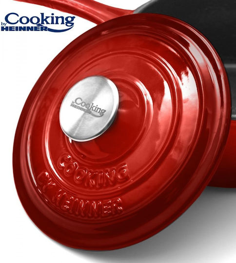 Heinner Red Line Κατσαρολάκι Γάλακτος από Μαντέμι 1.8lt / 19cm
