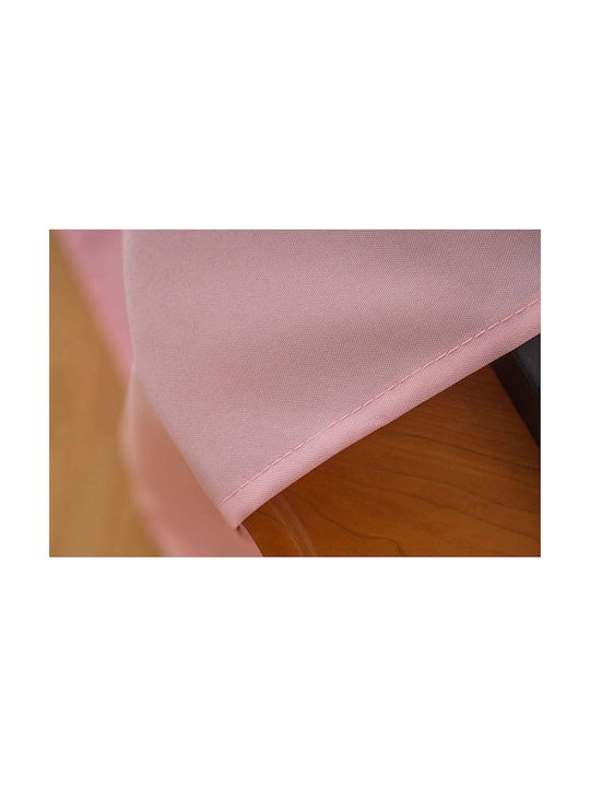 Cotton Market Curtain With Pink Grommets 140x250cm