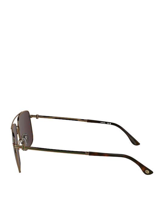Lacoste Ochelari De Soare Auriu Cu Cadră