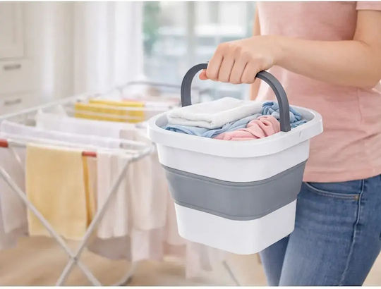 Verk Group Klappbarer Mop Eimer aus Silikon mit 5l Gewicht