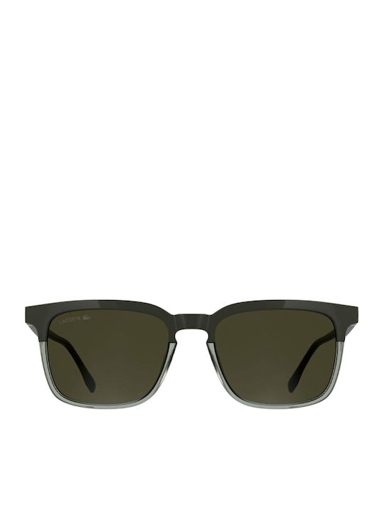 Lacoste Ochelari de Soare Pentru Bărbați cu Ramă Verde și Lentilă Verde L6074S-202