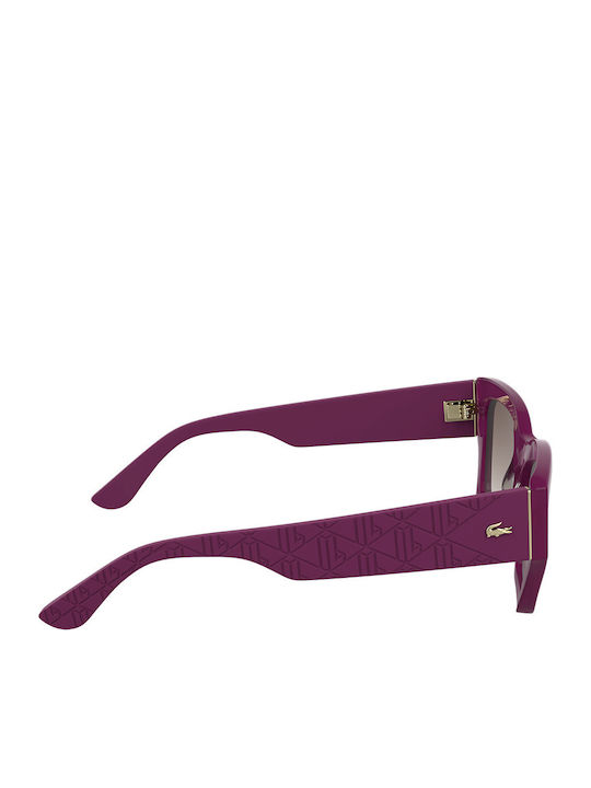 Lacoste Ochelari de Soare Pentru Femei Cu Ramă Violet și Lentilă Violet L6053S-526