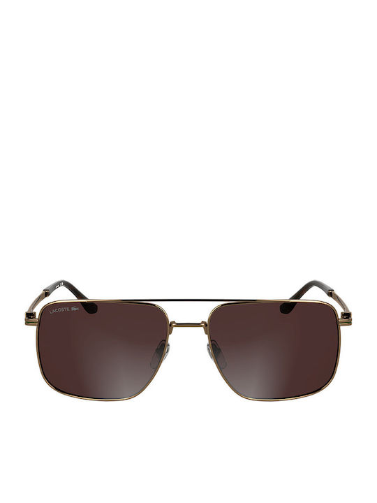Lacoste Ochelari de Soare Pentru Bărbați cu Ramă Aurie și Lentilă Degrade Aurie L272S-750