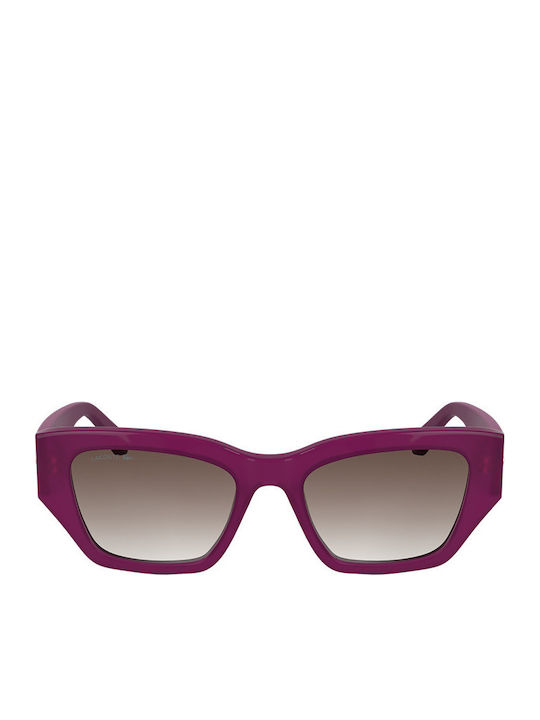Lacoste Ochelari de Soare Pentru Femei Cu Ramă Violet și Lentilă Violet L6053S-526