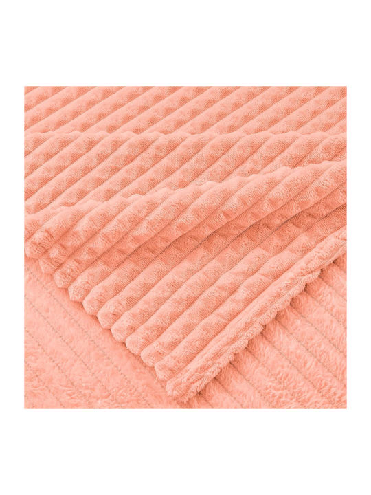 Emme Pelzige Decke Einzeln 150x200cm Rosa