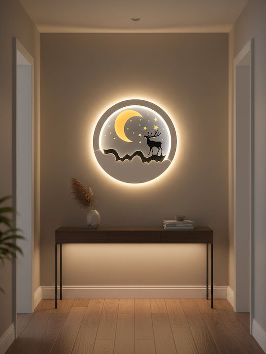 Alista Home Lumini De Perete Pentru Copii Led Metalic