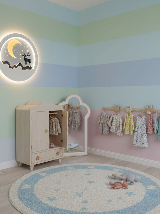 Alista Home Lumini De Perete Pentru Copii Led Metalic