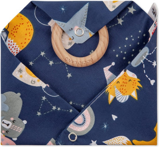 Bocioland Bandana Din 100% Bumbac Albastru