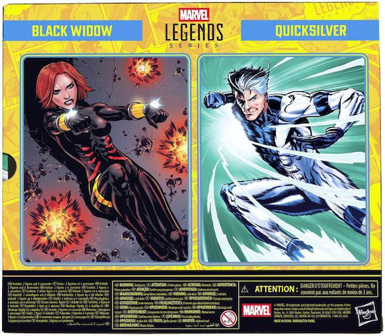 Hasbro Marvel: Black Widow Black Widow & Quicksilver Φιγούρα Δράσης σε Κλίμακα 1:11