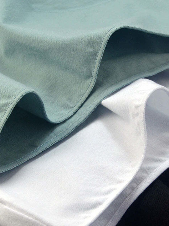 Baumwolle Damen-Slips 3er Pack Hellblaue