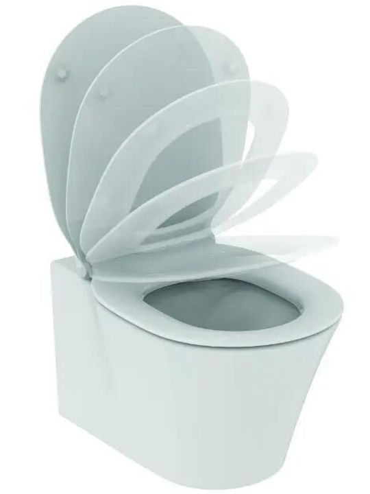 Ideal Standard Connect Air Λεκάνη Κρεμαστή με Slim Κάλυμμα Soft Close Λευκή