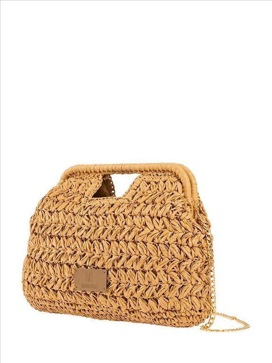 Rattan Damen Schultertasche Beige 046Ο.24450-Beige