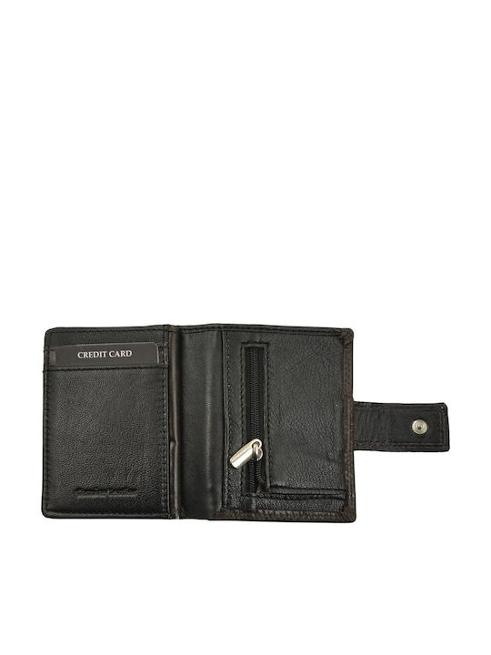 Herrenbrieftasche Mit RFID Graues Leder