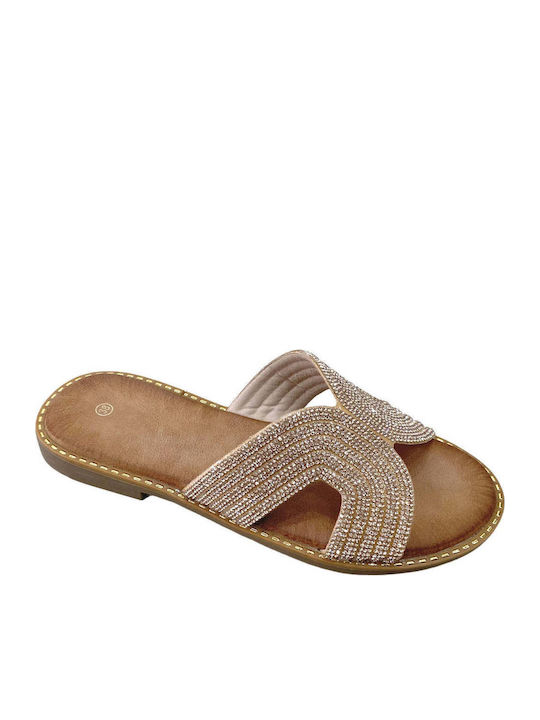 Women's Flat Sandals Beige